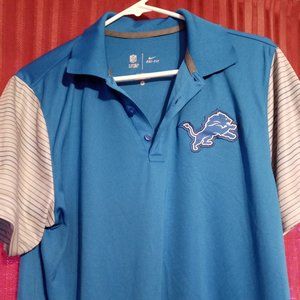 Nfl Detriot Lions nike dri fit shirt